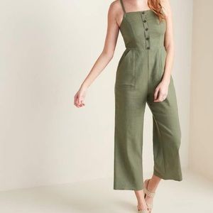 Old Navy Green Jumpsuit